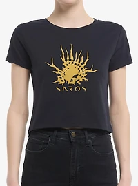 Saros Skull Reaper Crown Womens Baby T-Shirt