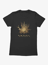 Saros Skull Reaper Crown Rusted Womens T-Shirt