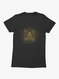 Saros Skull Reaper Sun Burst Womens T-Shirt