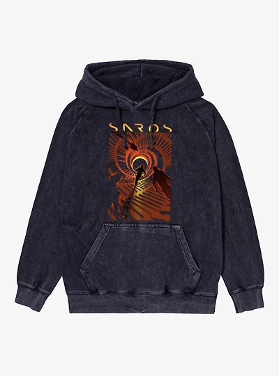 Saros Spinning Staircase Mineral Wash Hoodie