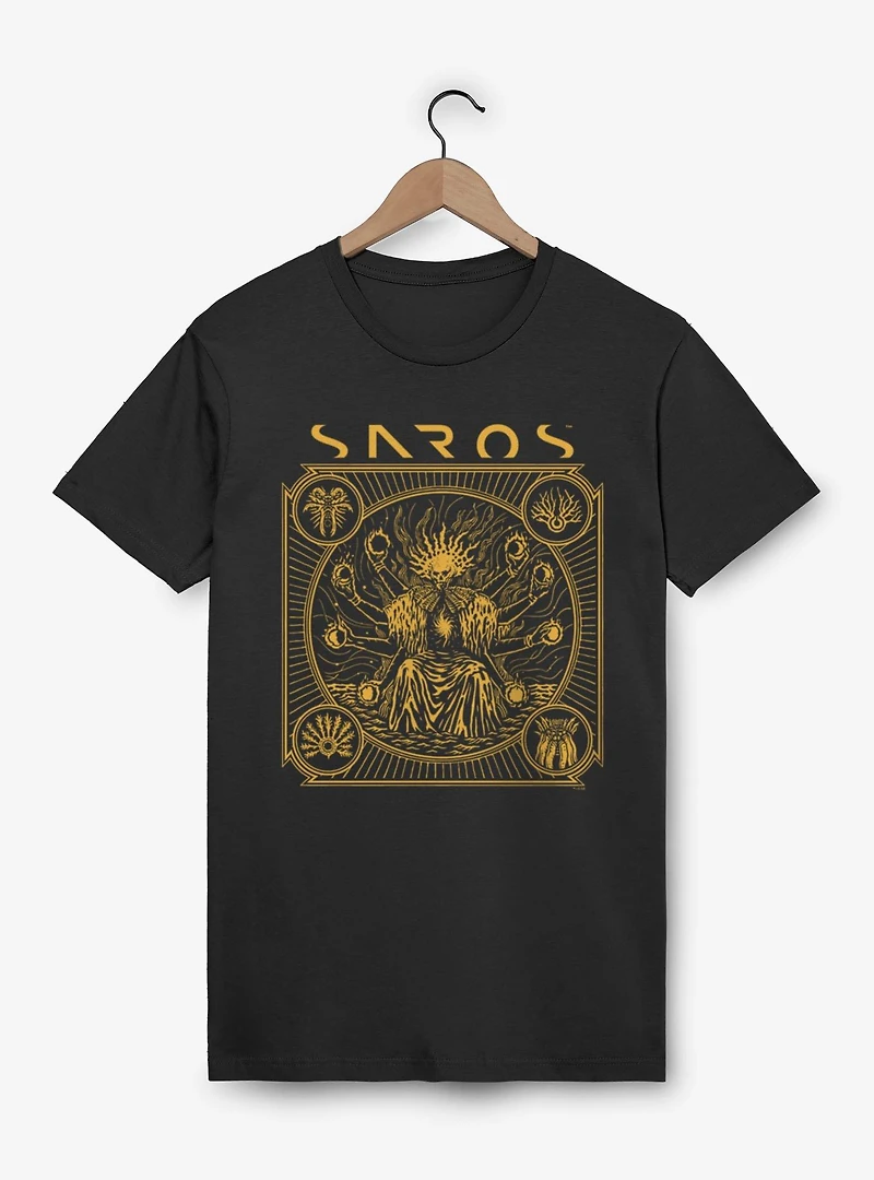 SAROS Skull Reaper Tarot Style T-Shirt