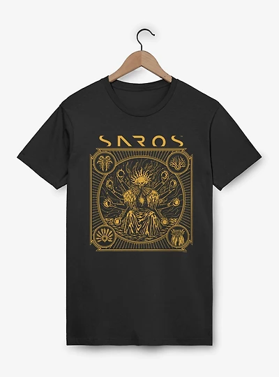 SAROS Skull Reaper Tarot Style T-Shirt