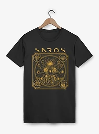 SAROS Skull Reaper Tarot Style T-Shirt