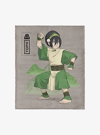 Avatar: The Last Airbender Toph Pose Silk Touch Throw Blanket