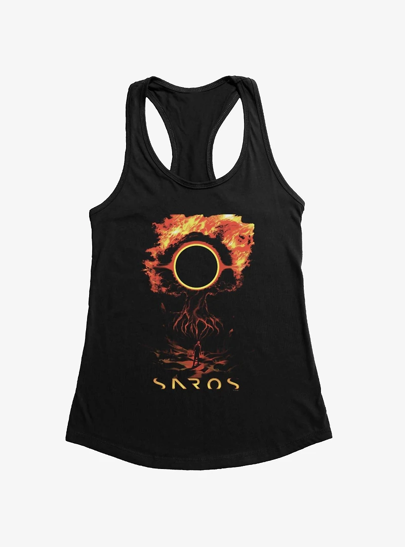 Saros Burning Tree Womens Tank Top