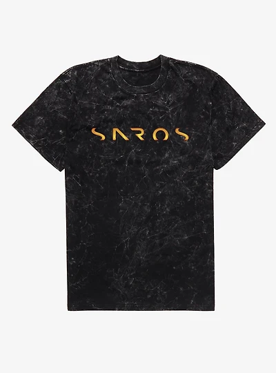 SAROS Logo Mineral Wash T-Shirt