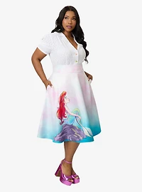 Disney Princess Collection by Unique Vintage Plus Ariel Swing Skirt