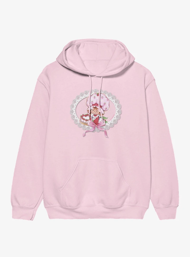 Strawberry Shortcake Doily Oval Hoodie