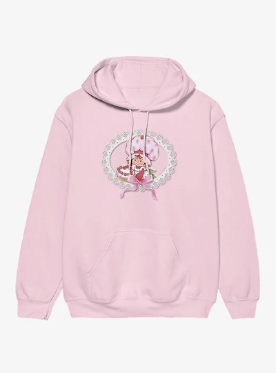 Strawberry Shortcake Doily Oval Hoodie