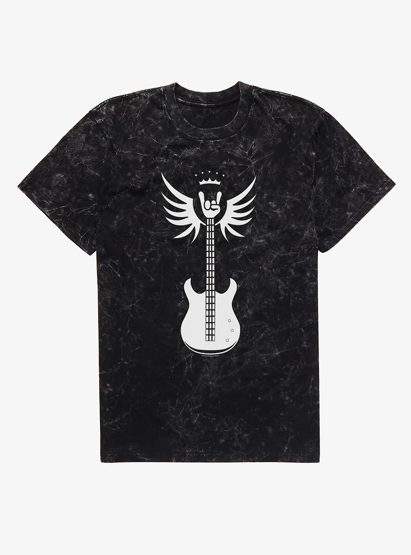 Diary Of A Wimpy Kid Guitar Wings Mineral Wash T-Shirt