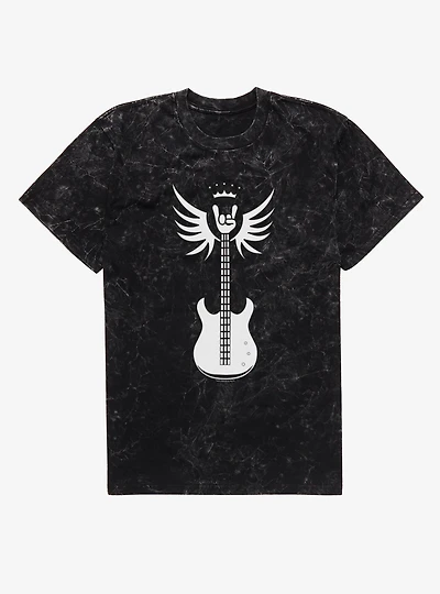 Diary Of A Wimpy Kid Guitar Wings Mineral Wash T-Shirt