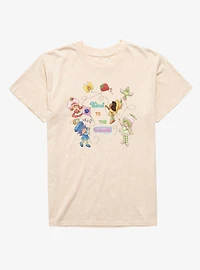 Strawberry Shortcake Kind To Core Kites Mineral Wash T-Shirt