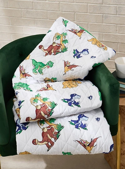The Land Before Time Retro Quilted Blanket - BoxLunch Exclusive