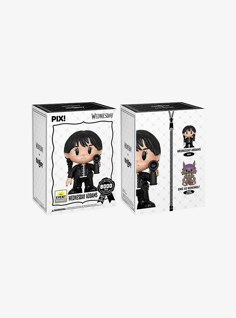 Thrilljoy Wednesday Pix! Wednesday Addams Vinyl Figure
