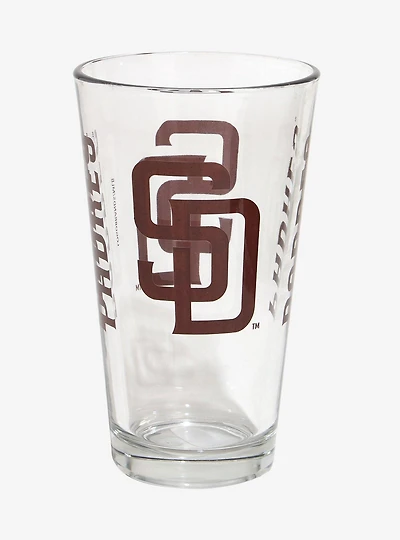 San Diego Padres Pint Glass