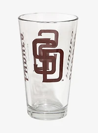 San Diego Padres Pint Glass