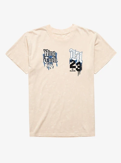 MLB Los Angeles Dodgers King Tuck Kyle Tucker Crown LA 23 Mineral Wash T-Shirt Box Lunch Exclusive