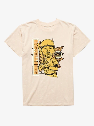 MLB San Diego Padres Nick Castellanos Star Caricature 21 Mineral Wash T-Shirt Box Lunch Exclusive