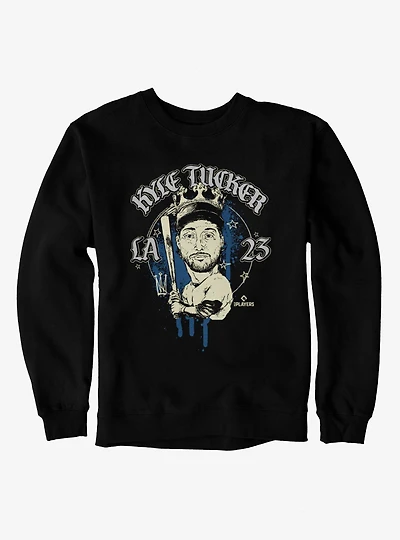 MLB Los Angeles Dodgers Kyle Tucker Caricature LA 23 Sweatshirt Box Lunch Exclusive