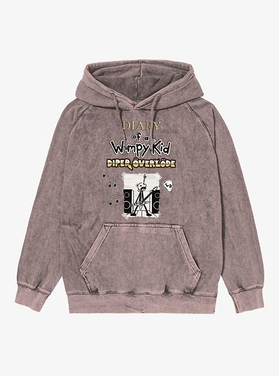 Diary Of A Wimpy Kid Rocking Diper Overload Mineral Wash Hoodie