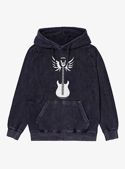 Diary Of A Wimpy Kid Guitar Wings Mineral Wash Hoodie