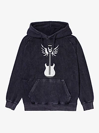 Diary Of A Wimpy Kid Guitar Wings Mineral Wash Hoodie