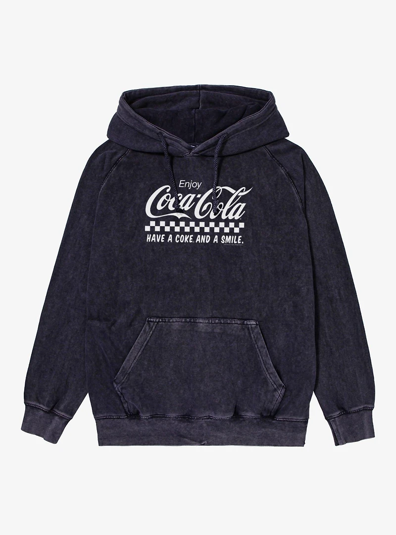 Coca-Cola Classic Enjoy and A Smile Mineral Wash Hoodie