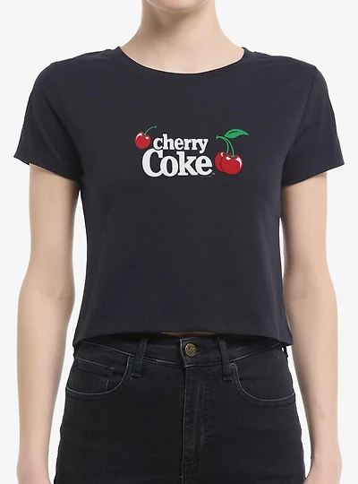 Cherry Coke Triple Logo Womens T-Shirt