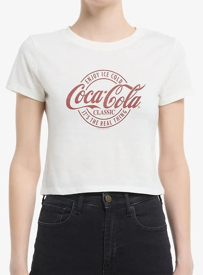 Coca-Cola Classic Enjoy The Real Thing Womens Baby T-Shirt