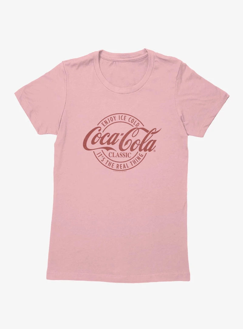 Coca-Cola Classic Enjoy The Real Thing Womens T-Shirt