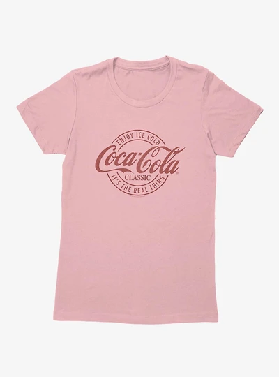 Coca-Cola Classic Enjoy The Real Thing Womens T-Shirt