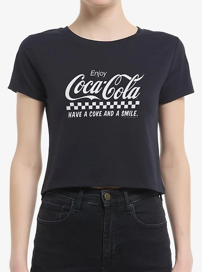 Coca-Cola Classic Enjoy and A Smile Womens T-Shirt