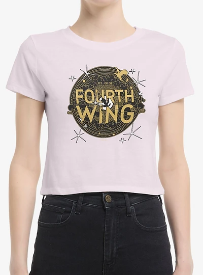 The Empyrean Fourth Wing Black Crest Womens Baby T-Shirt