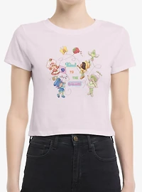 Strawberry Shortcake Kind To Core Kites Womens Boxy Crop T-Shirt