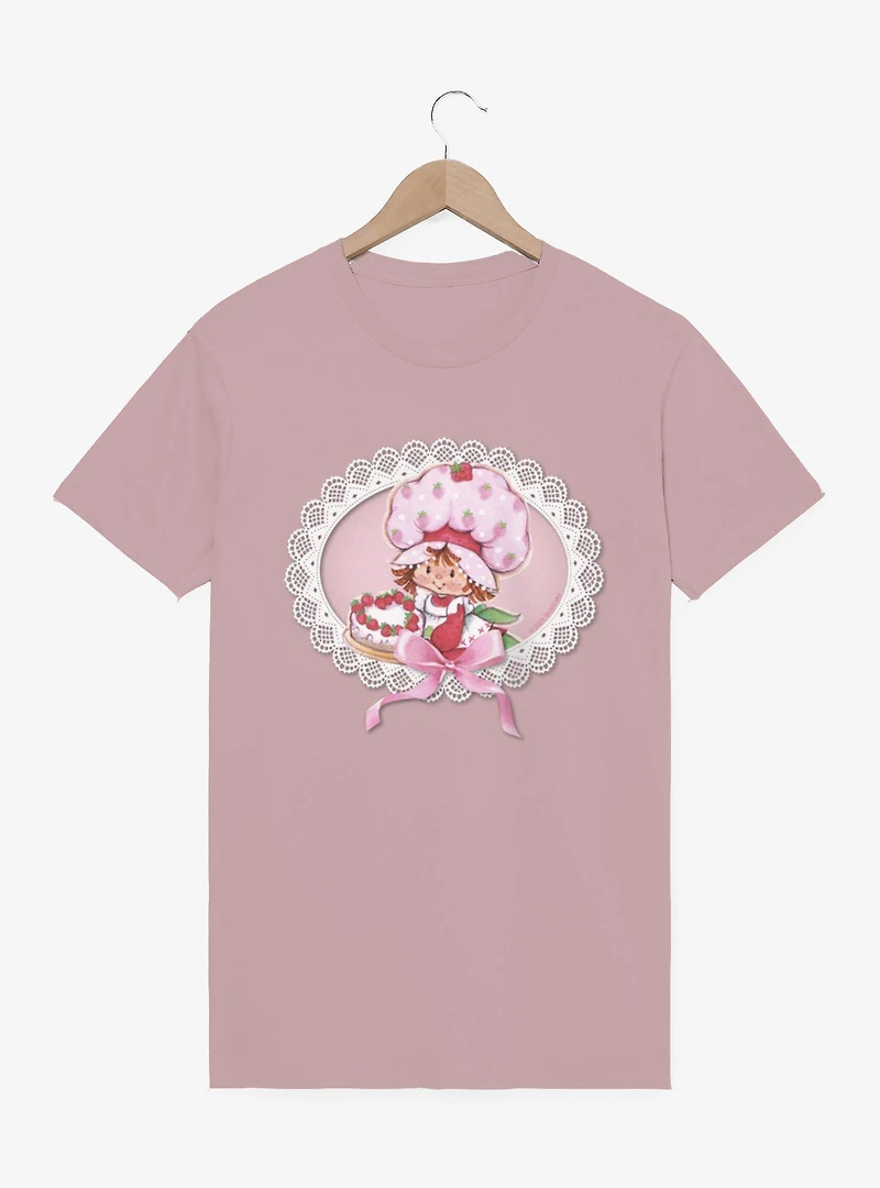 Strawberry Shortcake Doily Oval T-Shirt