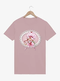 Strawberry Shortcake Doily Oval T-Shirt
