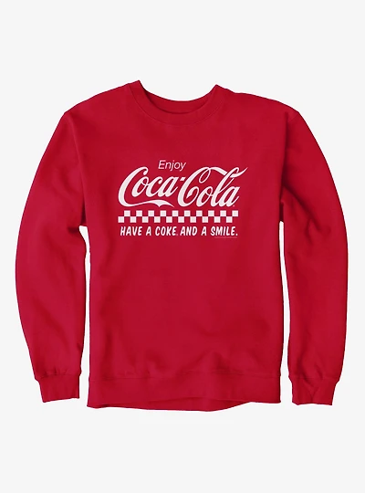 Coca-Cola Classic Enjoy and A Smile Sweatshirt