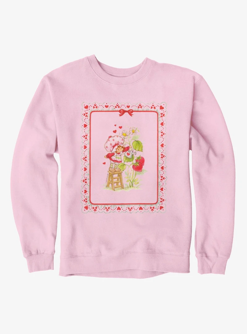 Strawberry Shortcake Watering On The Stool Sweatshirt