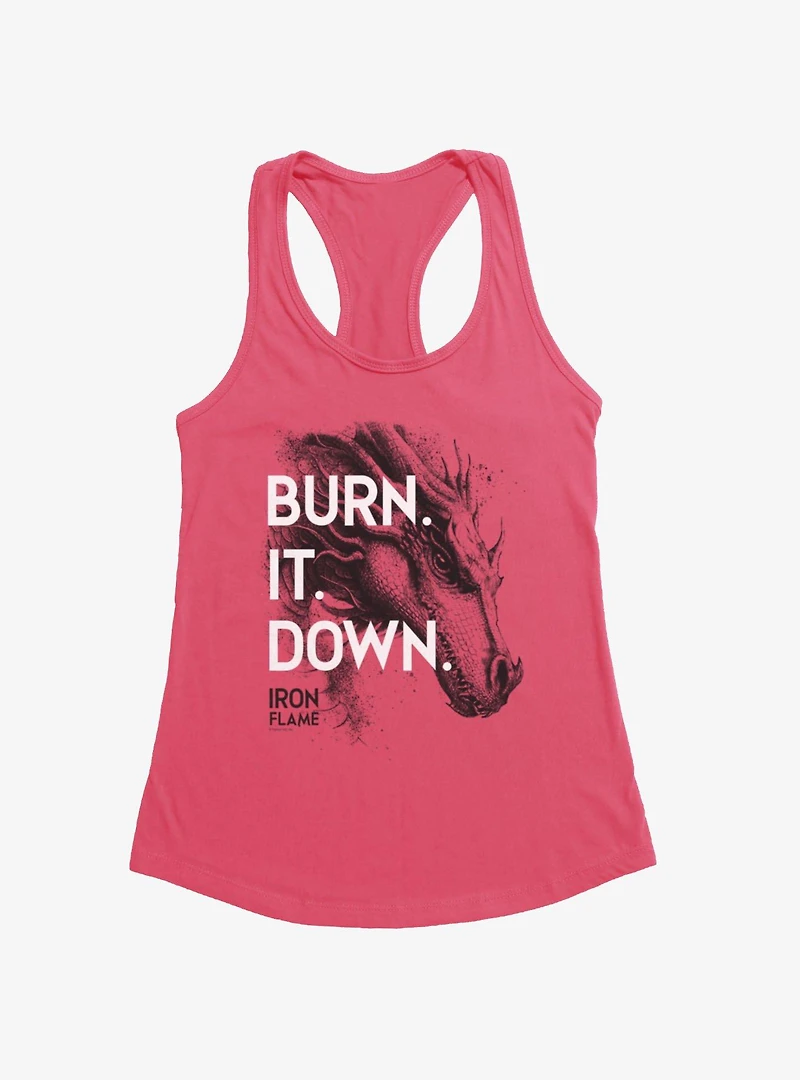 The Empyrean Fourth Wing Burn It Down Womens Tank Top