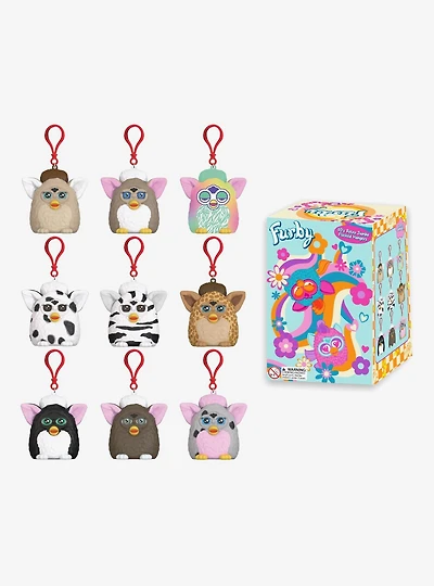Furby Flocked Blind Box Bag Clip