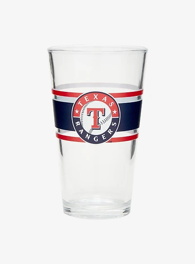 Texas Rangers Logo Pint Glass