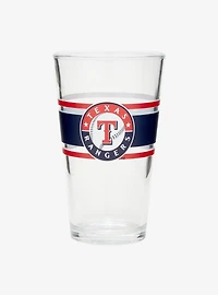 Texas Rangers Logo Pint Glass