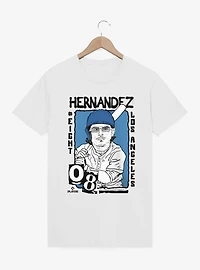 MLB Los Angeles Dodgers Enrique Kike Hernandez Caricature 08 T-Shirt Box Lunch Exclusive