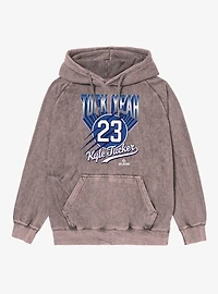 MLB Los Angeles Dodgers Kyle Tucker Tuck Yeah 23 Vintage Mineral Washed Hoodie Box Lunch Exclusive