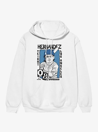 MLB Los Angeles Dodgers Enrique Kike Hernandez Caricature 08 Hoodie Box Lunch Exclusive