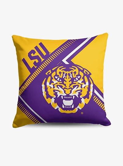 NCAA LSU Tigers Pulsewave Throw Pillow
