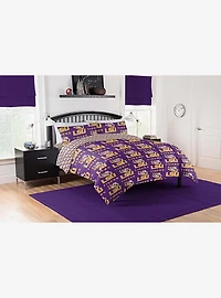 NCAA LSU Tigers Full Rotary Bed In A Bag Set
