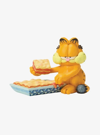 Garfield With Piece of Lasagna Figurine