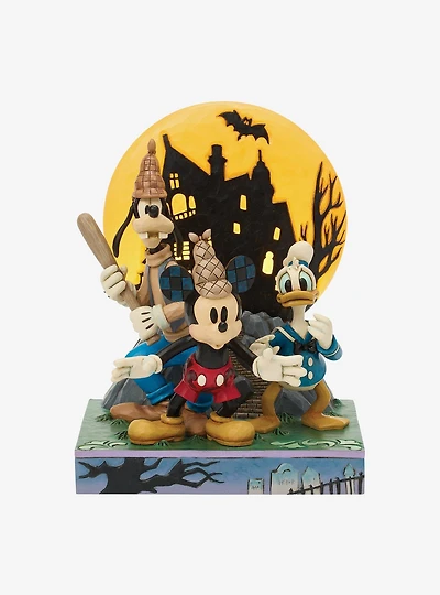Disney Mickey Goofy and Donald Lonesome Ghosts Figurine