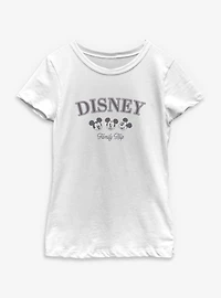 Disney Mickey Mouse Family Trip Heads Youth Girls T-Shirt